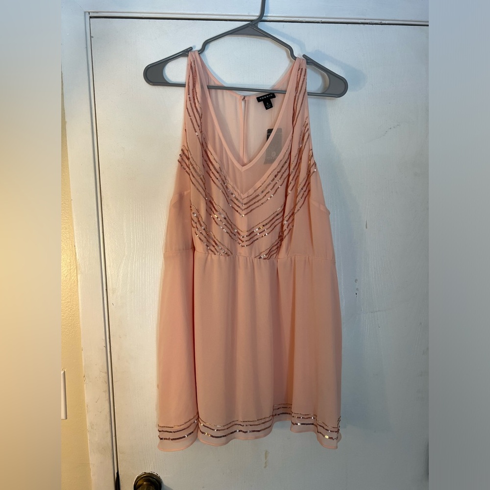 Torrid Pink Sparkle Tank